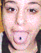 tongue piercing